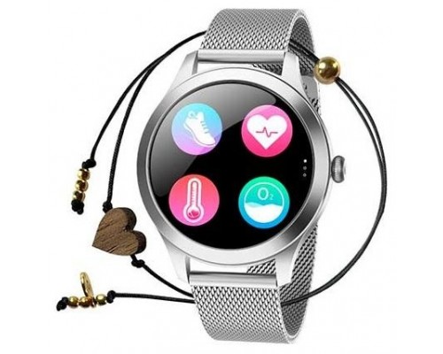 Smartwatch maxcom fw42 silver 1.09 pulgadas