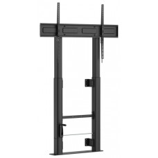 SOPORTE AISENS SUELO MANIVELA Y FIJACION A PARED TV 120KG 60-100 NEGRO