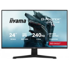 MONITOR IIYAMA 24 PULGADAS RESOLUCI&Oacute;N FULL HD (1920X1080), PANEL IPS, 0,8 MS (MPRT), 165 HZ, BRILLO 250, CONTRASTE 1100:1, HDMI, DISPLAYPORT, USB HUB, ALTAVOCES 2 &times; 2W, FLICKER-FREE, LOW BLUE LIGHT, FREE SYNC, BLACK TUNER.