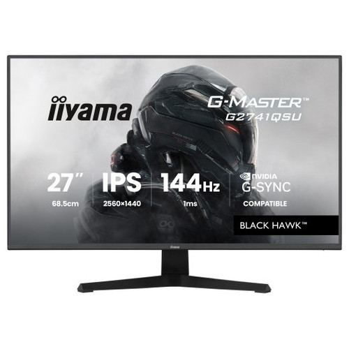 MONITOR IIYAMA 27 PULGADAS RESOLUCION WQHD (2560X1440), PANEL IPS, 1 MS (MPRT), 75 HZ, BRILLO 250, CONTRASTE 1000:1, HDMI, DISPLAYPORT, USB HUB, ALTAVOCES 2, FLICKER-FREE, LOW BLUE LIGHT, FREE SYNC, MODOS DE JUEGO PREDEFINIDOS Y PERSONALIZADOS