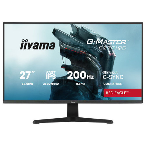 MONITOR IIYAMA 27 PULGADAS RESOLUCION QHD (2560X1440), PANEL IPS, 1 MS (MPRT), 200 HZ, BRILLO 400, CONTRASTE 1000:1, HDMI, DISPLAYPORT, USB HUB, ALTAVOCES 2, FLICKER-FREE, LOW BLUE LIGHT, FREE SYNC PREMIUM, BLACK TUNER-MR23 MONITOR IIYAMA 27 PULGADAS RESOLUCION QHD (2560X1440), PANEL IPS, 1 MS (MPRT), 200 HZ, BRILLO 400, CONTRASTE 1000:1, HDMI, DISPLAYPORT, USB HUB, ALTAVOCES 2, FLICKER-FREE, LOW BLUE LIGHT, FREE SYNC PREMIUM, BLACK TUNER