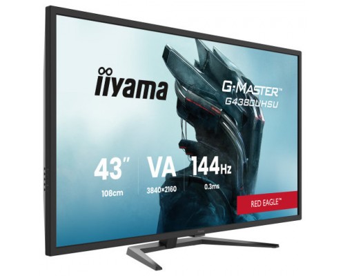 MONITOR IIYAMA, 42,5 PULGADAS G-MASTER G4380UHSU-B1 PANTALLA PARA PC 108 CM 3840 x 2160 PIXELES 4K ULTRA HD LED NEGRO