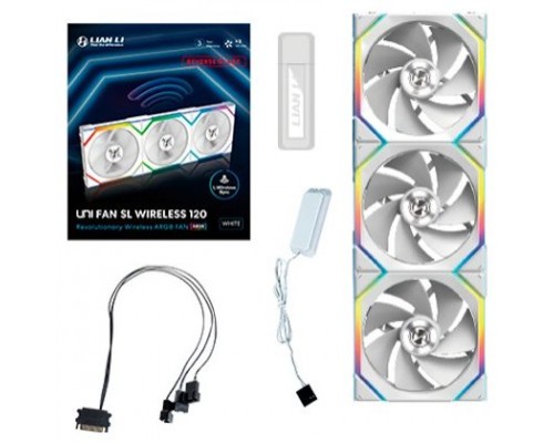 VENTILADOR 120X125 LIAN LI UNIFAN SL WIRELESS REVERSE WH