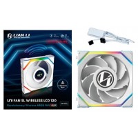 VENT 120X120 LIAN LI UNIFAN SL WIRELESS LCD RV WH