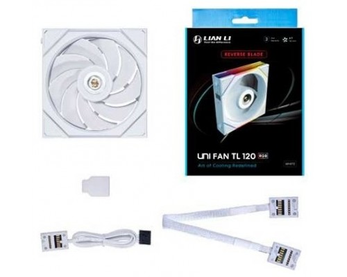 VENTILADOR 120X120 LIAN LI UNIFAN TL120 WHITE ARGB REVER