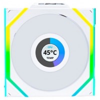 VENTILADOR 120X120 LIAN LI UNIFAN SL WIRELESS LCD WHITE