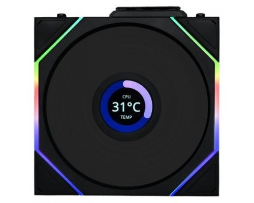 VENTILADOR 120X120 LIAN LI UNIFAN TL-LCD WIRELESS BLACK