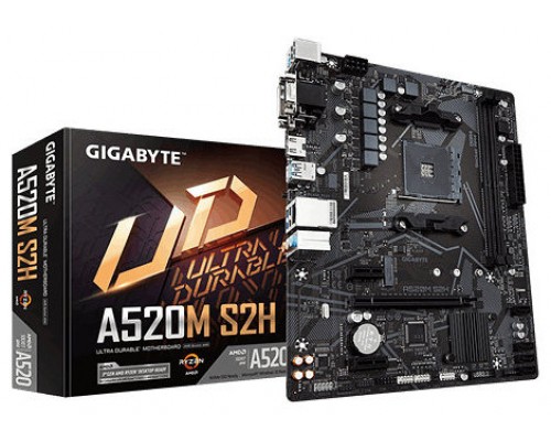 PLACA GIGABYTE A520M S2H AMD AM4 2DDR4 HDMI PCIE3.0