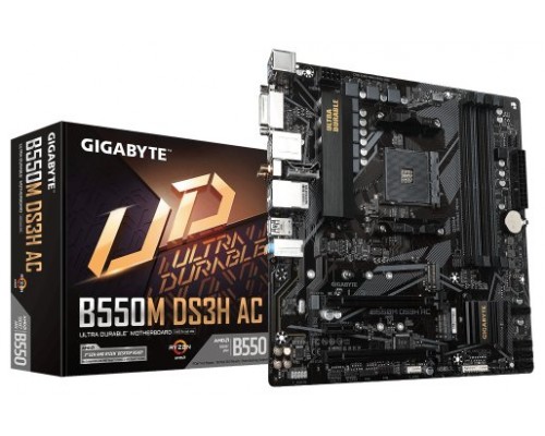 PB AMD SAM4 GIGABYTE B550M DS3H AC 4DDR4 PCI4 WIFI