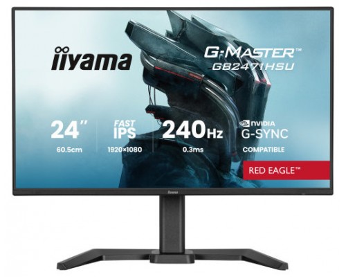 iiyama GB2471HSU-B1 pantalla para PC 60,5 cm (23.8") 1920 x 1080 Pixeles Negro-MR19 iiyama GB2471HSU-B1 pantalla para PC 60,5 cm (23.8") 1920 x 1080 Pixeles Negro