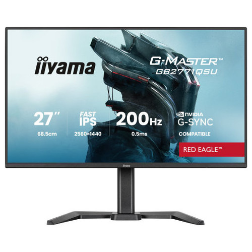 MONITOR IIYAMA, 27 PULGADAS, 68,6 CM, FAST IPS, 2560X1440, 200HZ, 0,233 MM, MATE NEGRO-MR26 MONITOR IIYAMA, 27 PULGADAS, 68,6 CM, FAST IPS, 2560X1440, 200HZ, 0,233 MM, MATE NEGRO