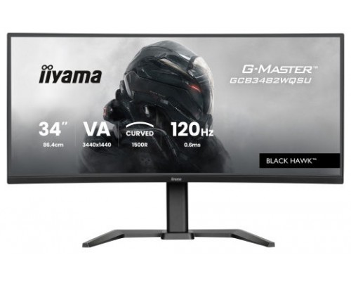 MONITOR IIYAMA G-MASTER GCB3482WQSU-B1, CURVO 34", 120HZ, 500CD