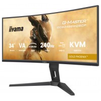MONITOR IIYAMA G-MASTER GCB3486WQSCP-B1, 34", 1500R,  240HZ, USB-C (95W), KVM, LAN, 500CD