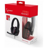 AURICULARES GEMBIRD MICROFONO CONTROL VOL NEGRO ALAMBRICO