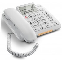 Gigaset DL380 Teléfono analógico Blanco Identificador de llamadas