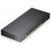 Zyxel GS1100-10HP No administrado Gigabit Ethernet (10/100/1000) Energía sobre Ethernet (PoE) 1U Negro