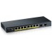 Zyxel GS1900-10HP Gestionado L2 Gigabit Ethernet (10/100/1000) Energía sobre Ethernet (PoE) Negro