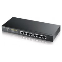 Zyxel GS1900-8HP Gestionado L2 Gigabit Ethernet (10/100/1000) Energía sobre Ethernet (PoE) Negro