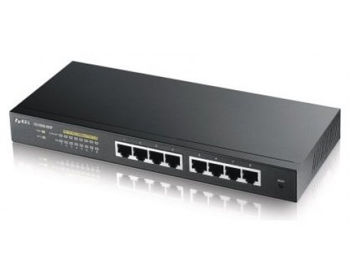 Zyxel GS1900-8HP Gestionado L2 Gigabit Ethernet (10/100/1000) Energía sobre Ethernet (PoE) Negro