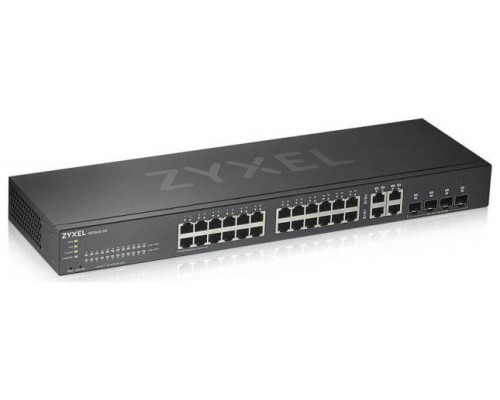 Zyxel GS1920-24V2 Gestionado Gigabit Ethernet (10/100/1000) Negro