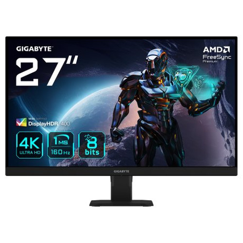 GIGABYTE GS27U 27&rdquo; Monitor de juegos UHD - 3840 x 2160 (UHD), 160Hz, 1ms, 350 cd/m&sup2;, Display HDR400, HDMI 2.1, DisplayPort 1.4