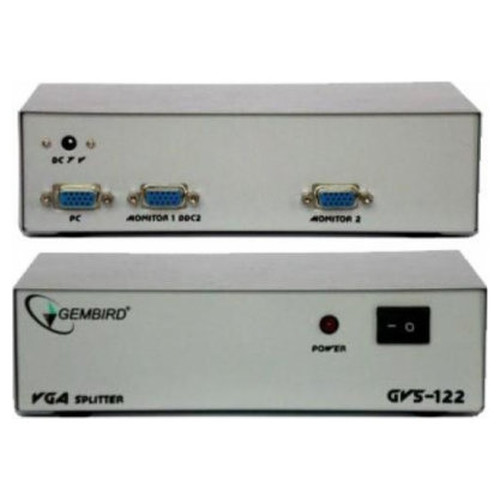 SPLITTER GEMBIRD VGA 2 MONITORES-DI9 SPLITTER GEMBIRD VGA 2 MONITORES
