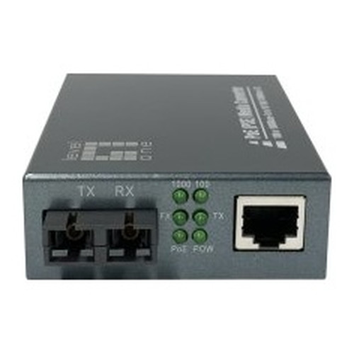 CONVERSOR DE MEDIOS GIGABIT LEVELONE RJ45 A SC, PoE-SX54 CONVERSOR DE MEDIOS GIGABIT LEVELONE RJ45 A SC, PoE
