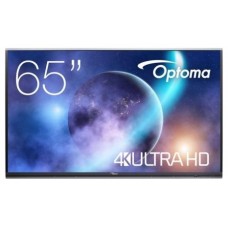 Optoma 5652RK+ Panel plano interactivo 165,1 cm (65") LED Wifi 400 cd / m² 4K Ultra HD Negro Pantalla táctil Android 11