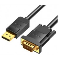 CONVERSOR DISPLAYPORT/M A VGA/M 2 M NEGRO VENTION (Espera 4 dias)