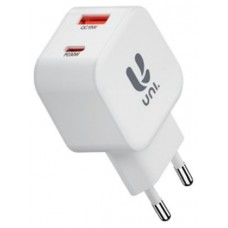 CARGADOR UNICO 2USB A+C PD3.0 30W