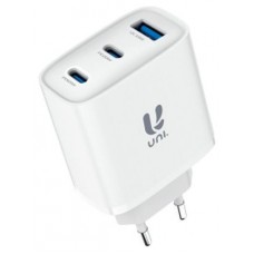 CARGADOR UNI TRIPLE TIPO C DOBLE USB A 65W