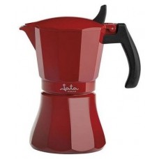 JATA ITALIAN COFFEE MAKER INDUCTION READY ALUMINIUM BODY 9CUPS RED HCAF2009
