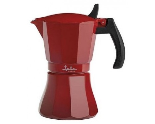 JATA ITALIAN COFFEE MAKER INDUCTION READY ALUMINIUM BODY 9CUPS RED HCAF2009-RO4 JATA ITALIAN COFFEE MAKER INDUCTION READY ALUMINIUM BODY 9CUPS RED HCAF2009