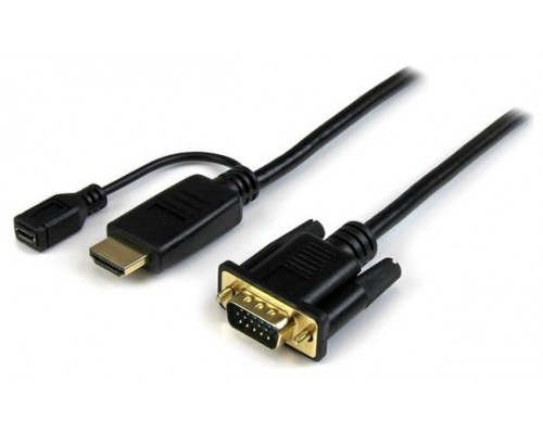 STARTECH CABLE 91CM CONVERSOR ACTIVO HDMI A VGA -