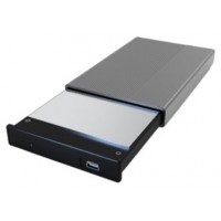 CAJA EXTERNA HDD 2.5" SATA-USB 3GO GRIS