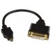 STARTECH ADAPTADOR CABLE 20CM MICRO HDMI A DVI-D