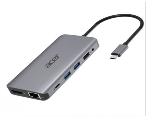 DOCK ACER 12IN1 USB-C TO 2xUSB3.2, 2xUSB2.0, 1xSD/TF, 2xHDMI, 1xPD, 1xDP, 1xRJ45 3.5JACK