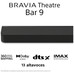 SONY HT-A9000 BRAVIA THEATRE BAR 9 BLACK / BARRA DE SONIDO 62W 7.0.2CH
