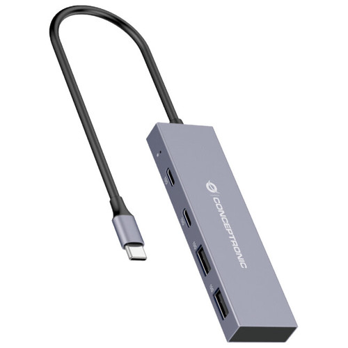 Hub usb tipo c conceptronic hubbies13g-MR7 Hub usb tipo c conceptronic hubbies13g