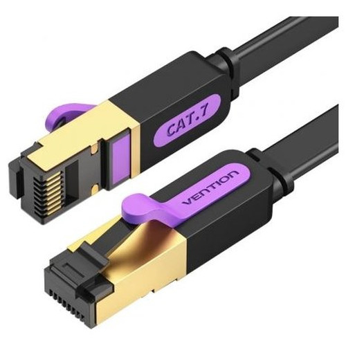 CABLE DE RED LATIGUILLO RJ45 CAT.7 STP AWG30 0.5 M NEGRO VENTION (Espera 4 dias)-SX1 CABLE DE RED LATIGUILLO RJ45 CAT.7 STP AWG30 0.5 M NEGRO VENTION (Espera 4 dias)