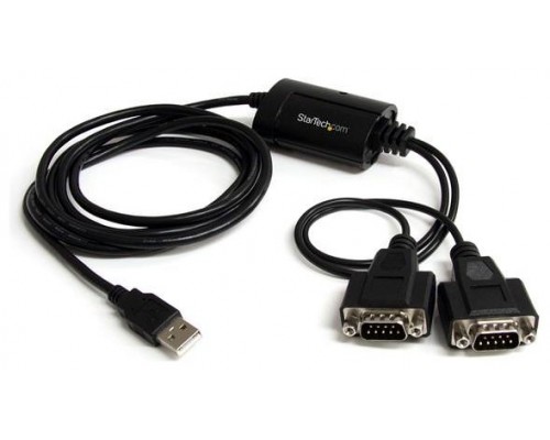 STARTECH CABLE 1,8M USB A 2 PUERTOS SERIE SERIAL R