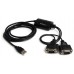 STARTECH CABLE 1,8M USB A 2 PUERTOS SERIE SERIAL R