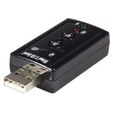 StarTech.com Tarjeta de Sonido 7 - USB - Externo