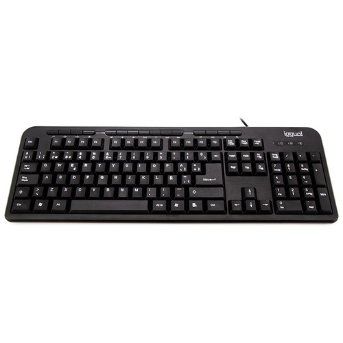 iggual Teclado multimedia CK-BASIC-120T negro-IA1 iggual Teclado multimedia CK-BASIC-120T negro