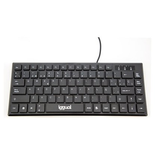iggual Teclado USB compacto TKL Slim TKL-USB negro-IA1 iggual Teclado USB compacto TKL Slim TKL-USB negro