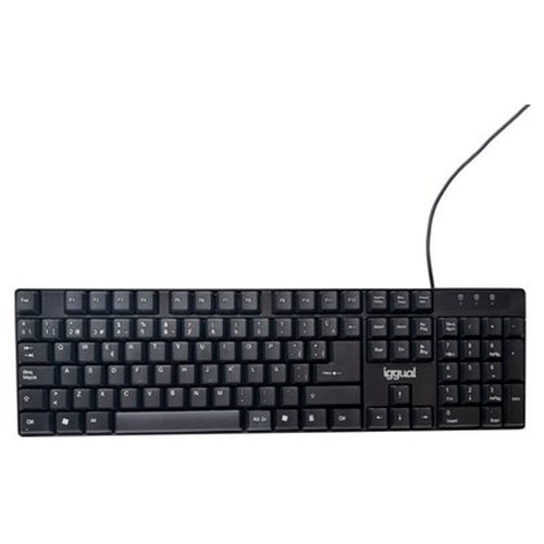 iggual Teclado USB estándar CK-FRAMELESS-105T-IA1 iggual Teclado USB estándar CK-FRAMELESS-105T