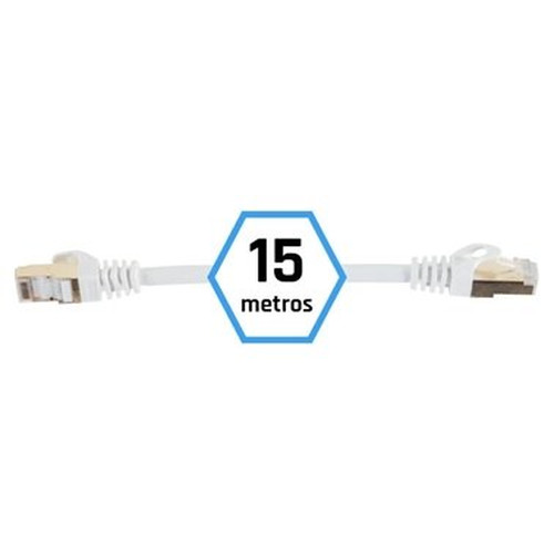 iggual Latiguillo CAT7 SFTP LSZH 15 metros blanco