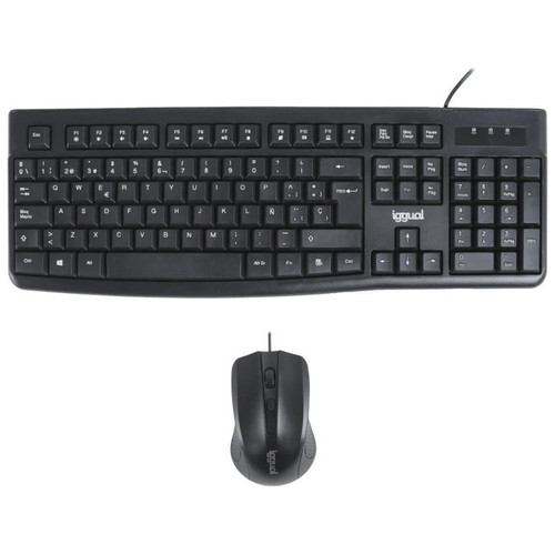 iggual Kit teclado y ratón CMK-BUSINESS2 negro-IA2 iggual Kit teclado y ratón CMK-BUSINESS2 negro