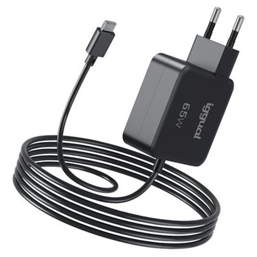 iggual Cargador portátil y móvil tipo C PD 65W-IA3 iggual Cargador portátil y móvil tipo C PD 65W