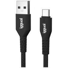 iggual Cable USB-A a tipo C 3A 180 cm trenzado